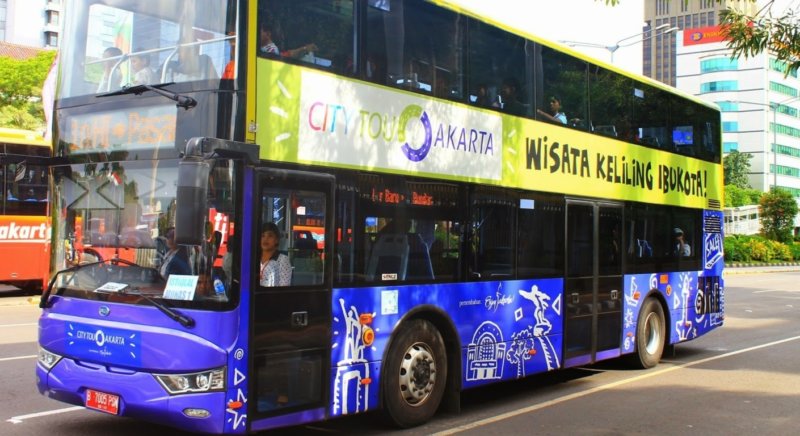 Jalan-jalan gratis Bus City Tour Jakarta