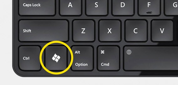 Icon Windows di Keyboard